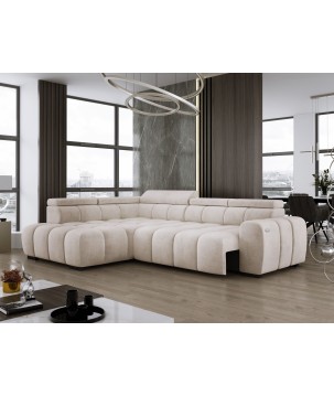 Narożnik BULL L Lewostronny z Elektryczną Regulacją SALVADOR 01 WERSAL