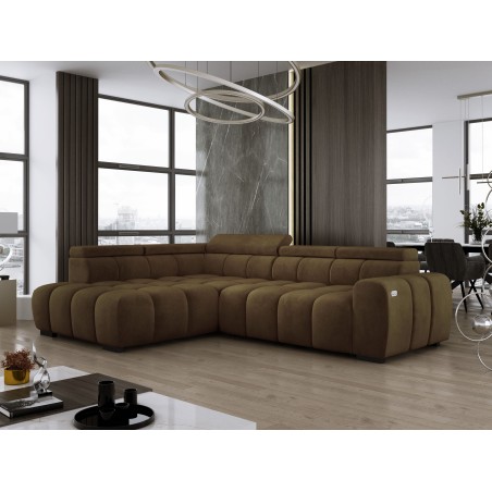 Narożnik BULL L Lewostronny z Elektryczną Regulacją SALVADOR 10 WERSAL