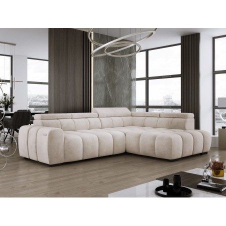 Narożnik BULL L Prawostronny z Elektryczną Regulacją SALVADOR 01 WERSAL