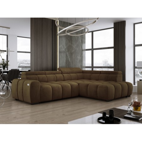 Narożnik BULL L Prawostronny z Elektryczną Regulacją SALVADOR 10 WERSAL