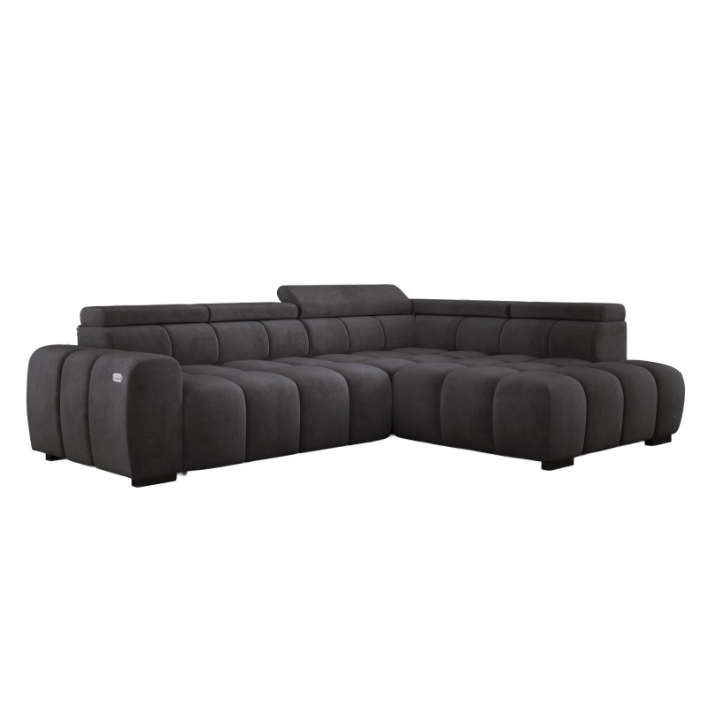 Narożnik BULL L Prawostronny z Elektryczną Regulacją SALVADOR 15 WERSAL