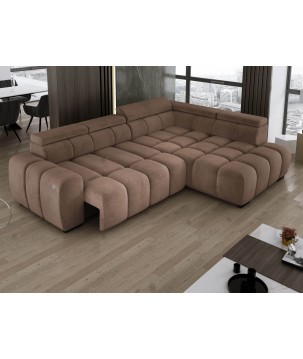 Narożnik BULL L Prawostronny z Elektryczną Regulacją SALVADOR 03 WERSAL