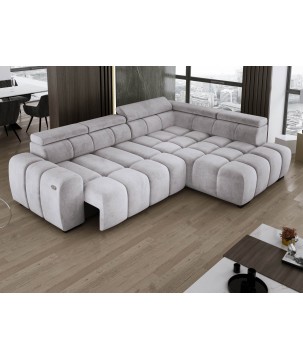 Narożnik BULL L Prawostronny z Elektryczną Regulacją SALVADOR 13 WERSAL