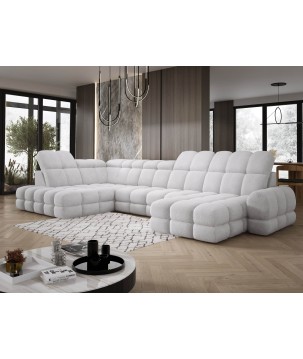 Narożnik TOLLO XL Lewostronny Elektryczna regulacja Tkanina ANTHOLOGY 15 WERSAL