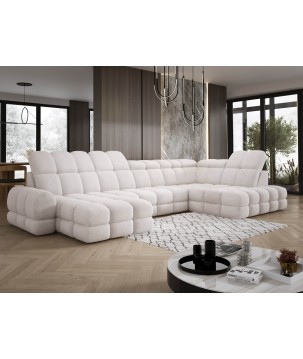 Narożnik TOLLO XL Prawostronny Elektryczna regulacja Tkanina ANTHOLOGY 01 WERSAL