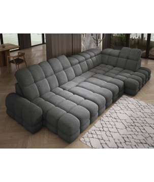 Narożnik TOLLO XL Prawostronny Elektryczna regulacja Tkanina ANTHOLOGY 18 WERSAL