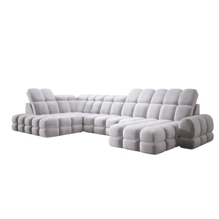 Narożnik TOLLO XL Lewostronny Elektryczna regulacja Tkanina SALVADOR 13 WERSAL