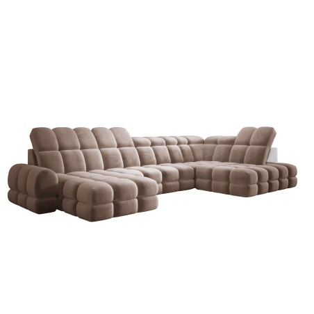 Narożnik TOLLO XL Prawostronny Elektryczna regulacja Tkanina SALVADOR 03 WERSAL