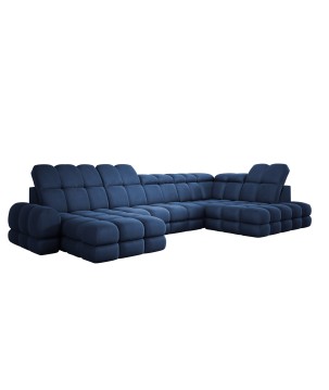 Narożnik TOLLO XL Prawostronny Elektryczna regulacja Tkanina SOLAR 79 WERSAL