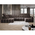 Narożnik TOLLO XL Lewostronny Elektryczna regulacja Tkanina SALVADOR 04 WERSAL