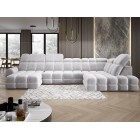 Narożnik TOLLO XL Prawostronny Elektryczna regulacja Tkanina SALVADOR 13 WERSAL