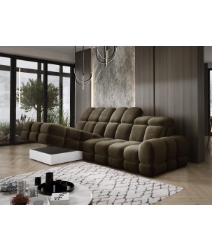 Narożnik TOLLO MINI S Lewostronny Elektryczna regulacja Salvador 10 WERSAL