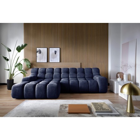 Narożnik CAMPILE L wolnostojący Lewostronny z Elektryczną Regulacją tkanina Eden 16 WERSAL