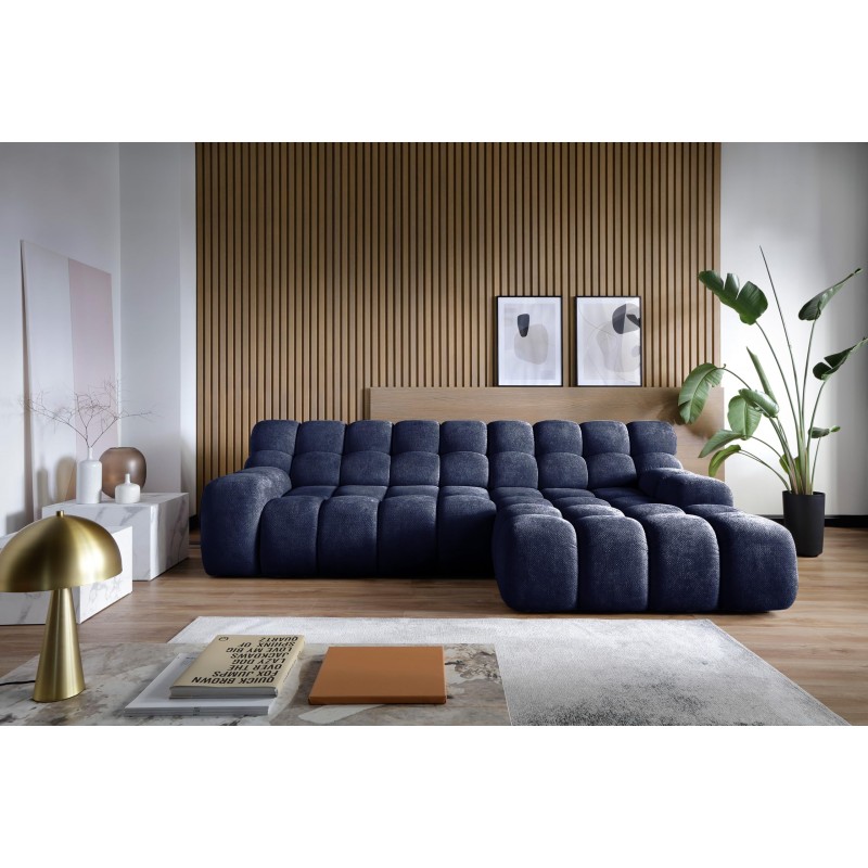 Narożnik CAMPILE L wolnostojący Prawostronny z Elektryczną Regulacją tkanina Eden 16 WERSAL