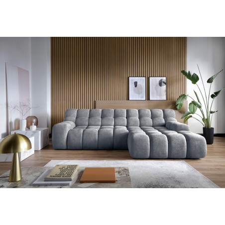 Narożnik CAMPILE L wolnostojący Prawostronny z Elektryczną Regulacją tkanina Eden 19 WERSAL