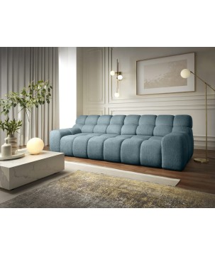Kanapa Sofa Bigsofa CAMPILE Wersal elektryczne wysuwane siedzisko w tkaninie EDEN 14 WERSAL