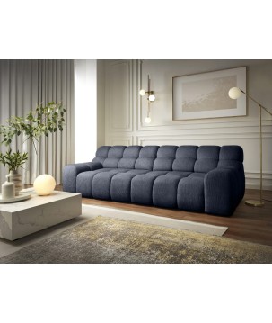 Kanapa Sofa Bigsofa CAMPILE Wersal elektryczne wysuwane siedzisko w tkaninie EDEN 16 WERSAL