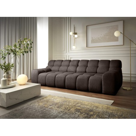 Kanapa Sofa Bigsofa CAMPILE Wersal elektryczne wysuwane siedzisko w tkaninie EDEN 08 WERSAL