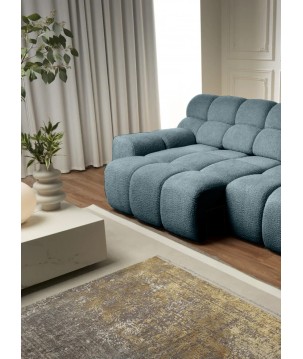 Kanapa Sofa Bigsofa CAMPILE Wersal elektryczne wysuwane siedzisko w tkaninie EDEN 14 WERSAL