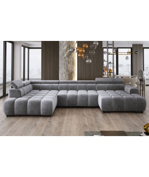 Narożnik BULL XL Lewostronny z elektryczną funkcją regulacji tkanina Salvador 14 WERSAL