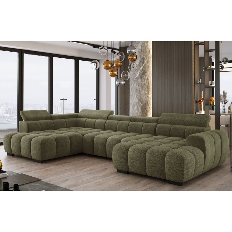 Narożnik BULL XL Lewostronny z elektryczną funkcją regulacji tkanina Eden 12 WERSAL