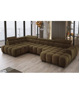 Narożnik BULL XL Lewostronny z elektryczną funkcją regulacji tkanina Salvador 10 WERSAL