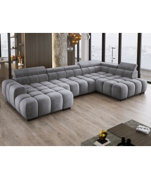 Narożnik BULL XL Prawostronny z elektryczną funkcją regulacji tkanina Salvador 14 WERSAL