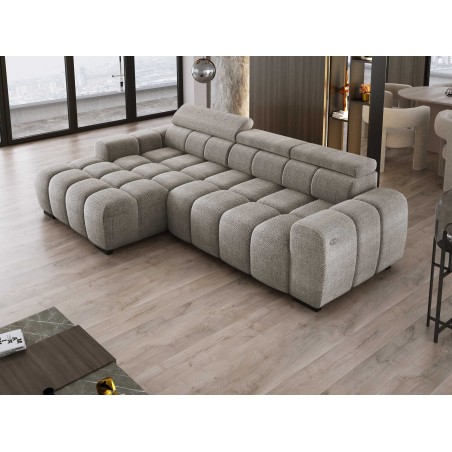 Narożnik OMBO S MINI Lewostronny z Elektryczną Regulacją EDEN 07