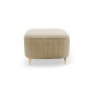 Pufa LAREN w kolorze beżowym w tkaninie CASTEL 15