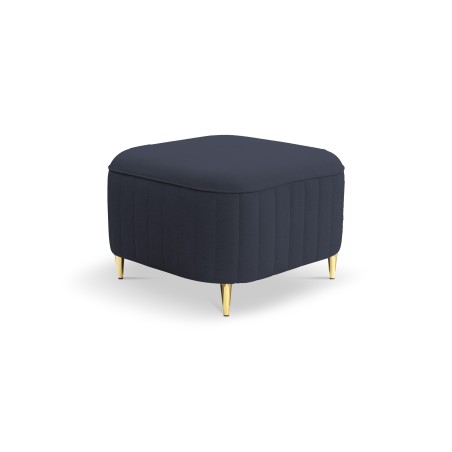 Pufa LAREN w kolorze granatowym w tkaninie CASTEL 79