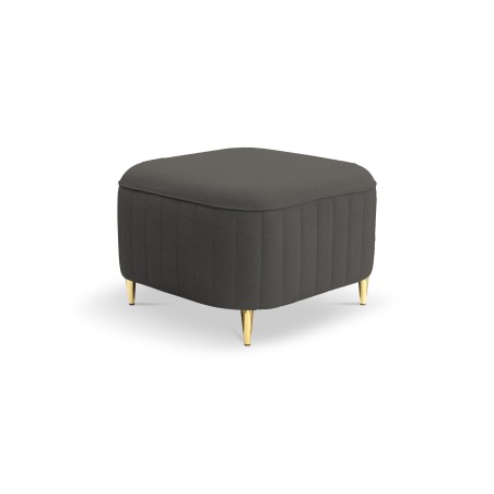Pufa LAREN w kolorze szarym w tkaninie CASTEL 93
