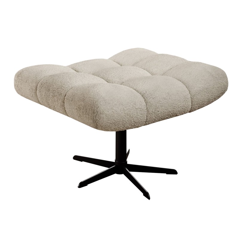 Pufa SENSI w kolorze BEZOWYM w tkaninie ANTHOLOGY WERSAL