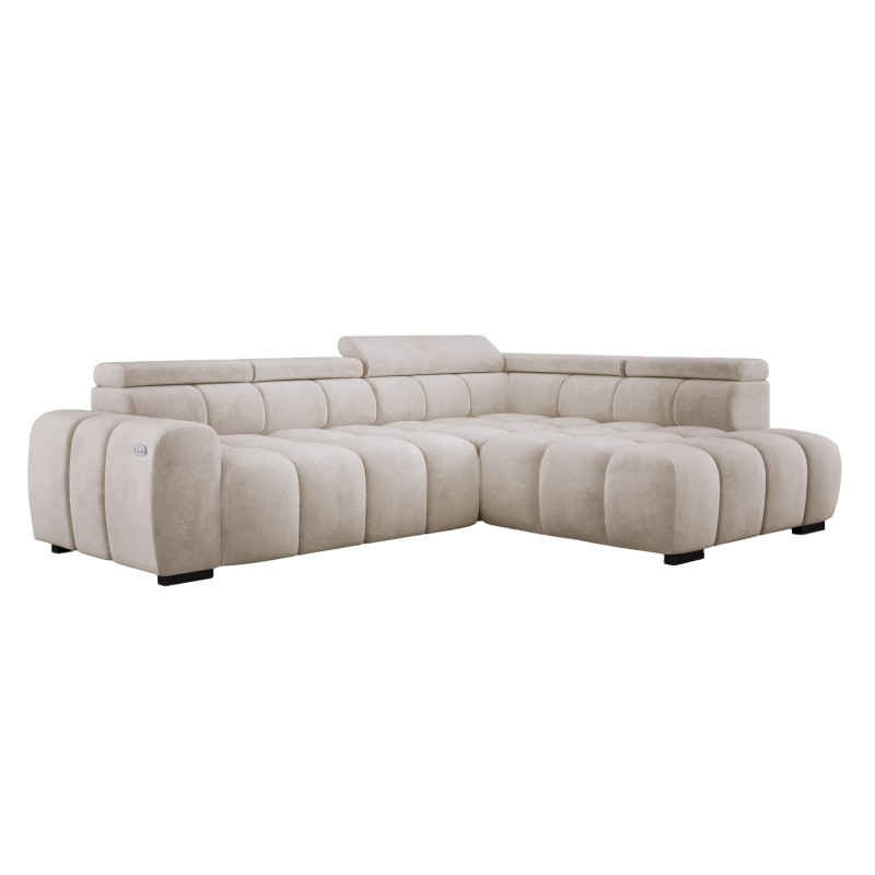 Narożnik BULL L Prawostronny z Elektryczną Regulacją SALVADOR 01 WERSAL