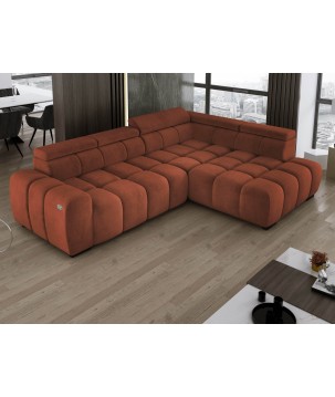 Narożnik BULL L Prawostronny z Elektryczną Regulacją SALVADOR 07 WERSAL