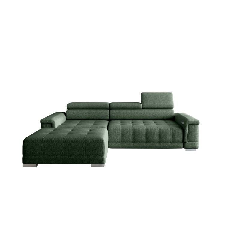 Narożnik CAMPO S z elektryczną regulacją siedziska Lewostronny w tkaninie MEMPHIS 12 WERSAL