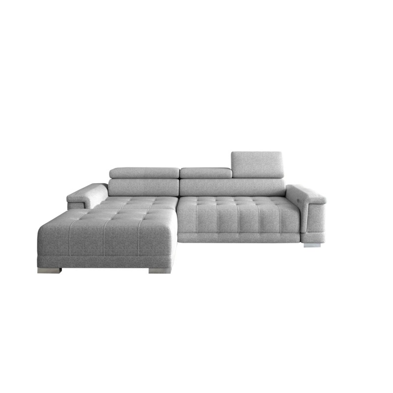 Narożnik CAMPO S z elektryczną regulacją siedziska Lewostronny w tkaninie MEMPHIS 16 WERSAL