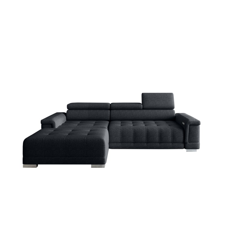 Narożnik CAMPO S z elektryczną regulacją siedziska Lewostronny w tkaninie MEMPHIS 20 WERSAL