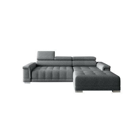 Narożnik CAMPO S z elektryczną regulacją siedziska Prawostronny w tkaninie MEMPHIS 06 WERSAL