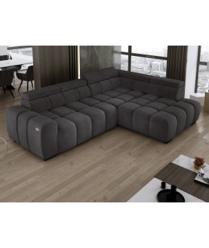 Narożnik BULL L Prawostronny z Elektryczną Regulacją SALVADOR 15 WERSAL