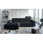 Narożnik CAMPO S z elektryczną regulacją siedziska Lewostronny w tkaninie MEMPHIS 20 WERSAL