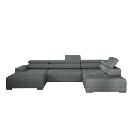 Narożnik CAMPO XL z elektryczną regulacją siedziska Prawostronny w tkaninie MEMPHIS 06 WERSAL