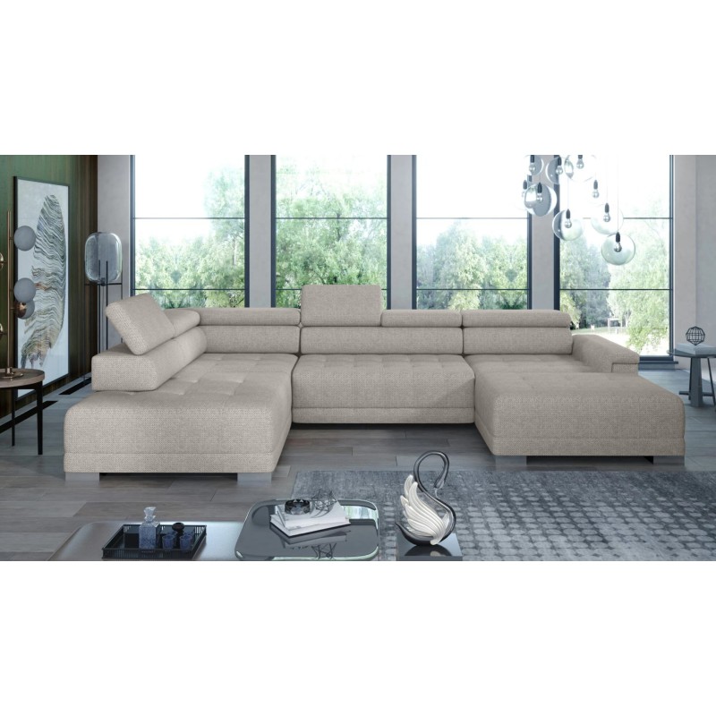 Narożnik CAMPO XL z elektryczną regulacją siedziska Lewostronny w tkaninie MEMPHIS 04 WERSAL Narożnik CAMPO XL z elektryczną regulacją siedziska Lewostronny w tkaninie MEMPHIS 04 WERSAL