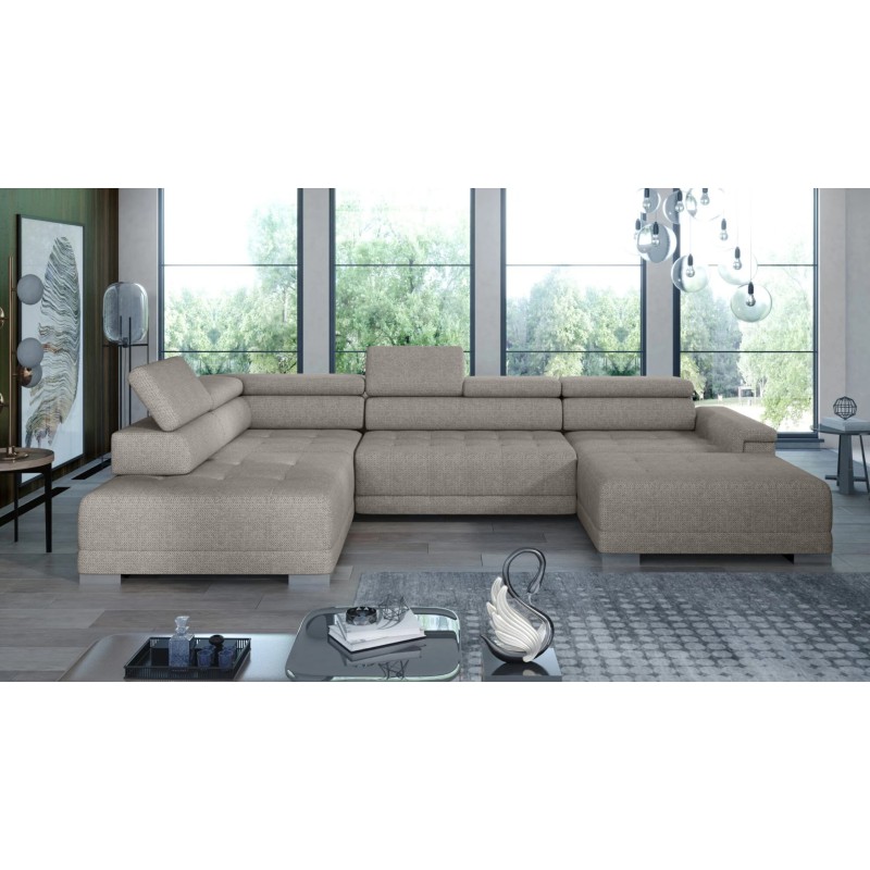 Narożnik CAMPO XL z elektryczną regulacją siedziska Lewostronny w tkaninie MEMPHIS 05 WERSAL Narożnik CAMPO XL z elektryczną regulacją siedziska Lewostronny w tkaninie MEMPHIS 05 WERSAL