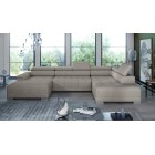 Narożnik CAMPO XL z elektryczną regulacją siedziska Prawostronny w tkaninie MEMPHIS 05 WERSAL