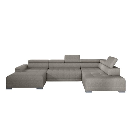 Narożnik CAMPO XL z elektryczną regulacją siedziska Prawostronny w tkaninie MEMPHIS 05 WERSAL