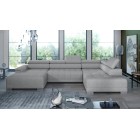 Narożnik CAMPO XL z elektryczną regulacją siedziska Prawostronny w tkaninie MEMPHIS 16 WERSAL