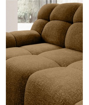 Sofa COCOON Big Sofa z elektryczną regulacją siedziska w tkaninie DressME 06 WERSAL