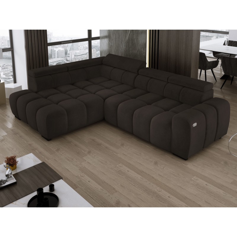 Narożnik BULL L Lewostronny z Elektryczną Regulacją SALVADOR 04 WERSAL