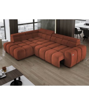 Narożnik BULL L Lewostronny z Elektryczną Regulacją SALVADOR 07 WERSAL