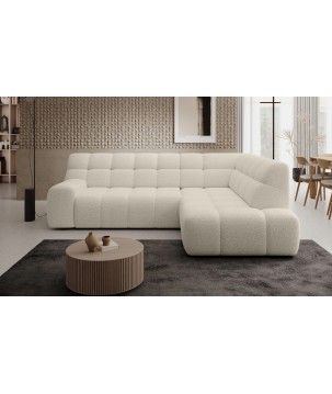 Narożnik COCOON L z elektryczną regulacją siedziska Prawostronny w tkaninie JAGUAR 02